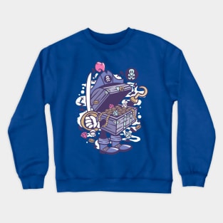 Captain hook and the hidden treasure Crewneck Sweatshirt